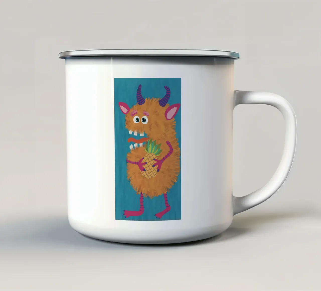 Monstermässig tazza in smalto da Beeeplan
