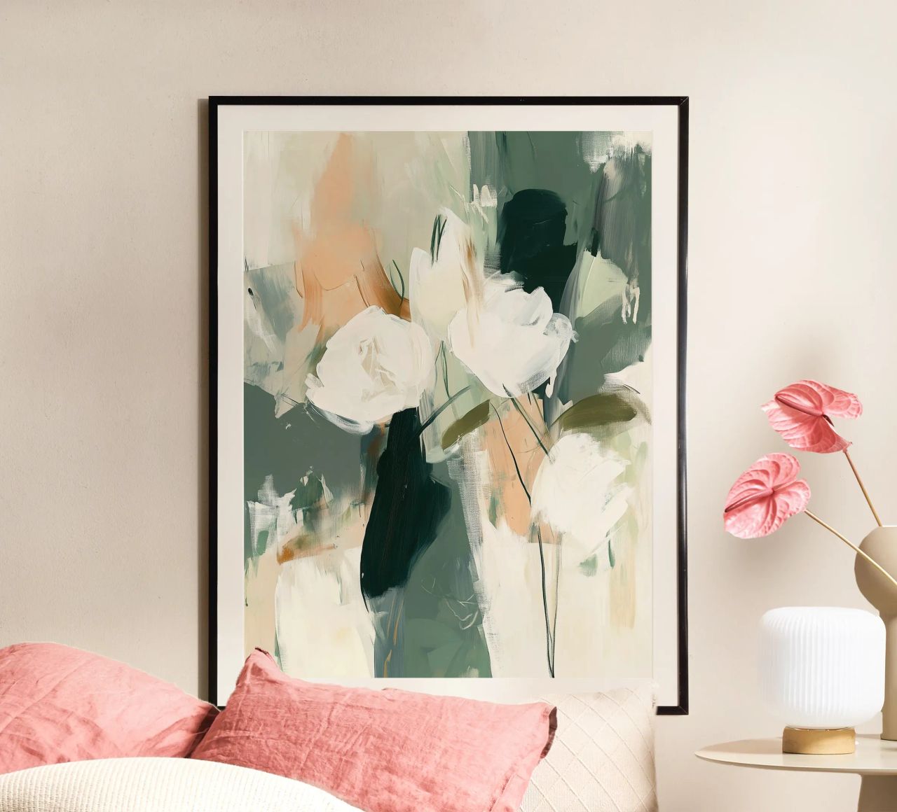 Fantaisie florale thème 2 poster de LaylaOzHome