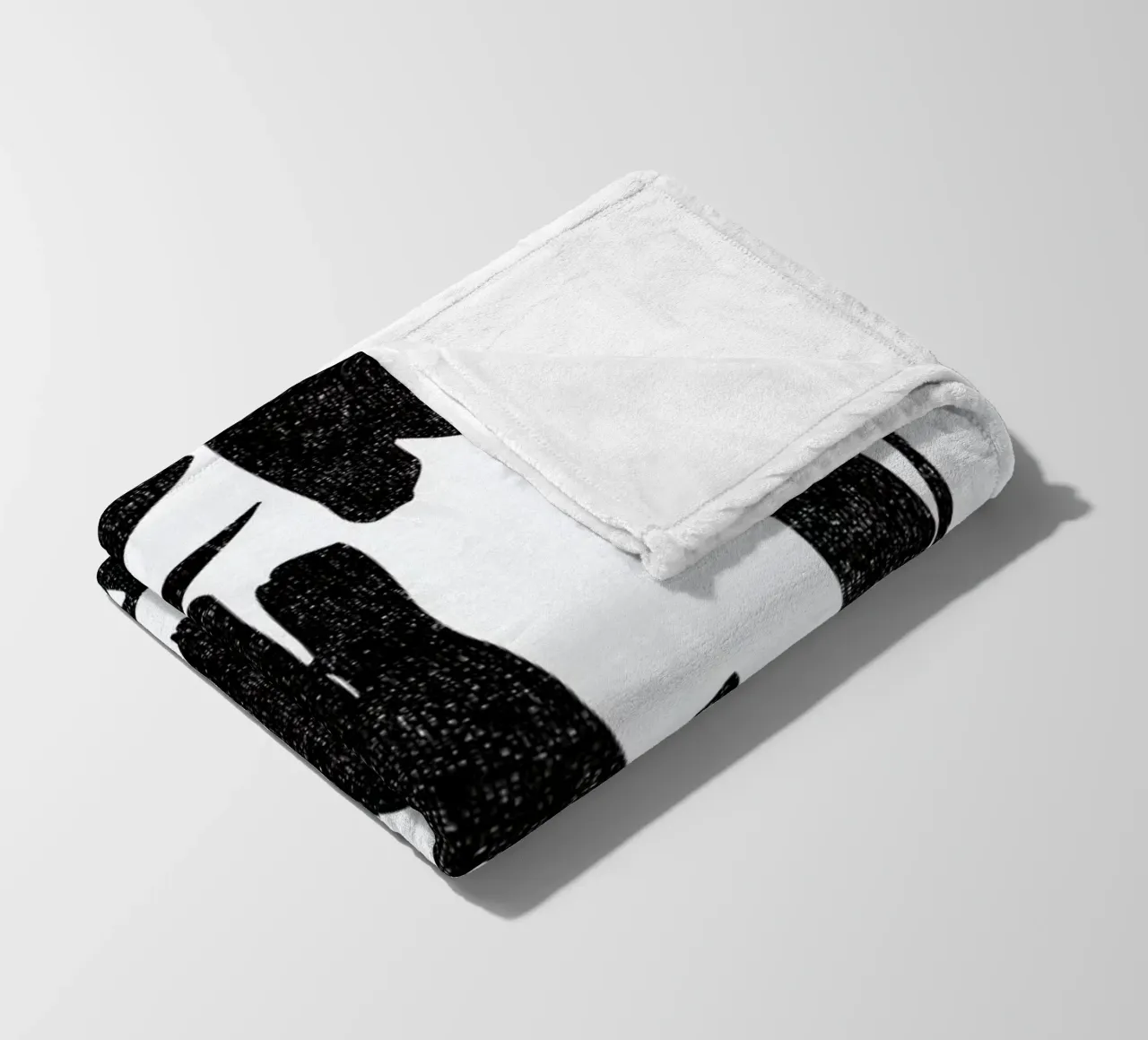 we’re all mad here fleece blanket by Matthew Taylor Wilson