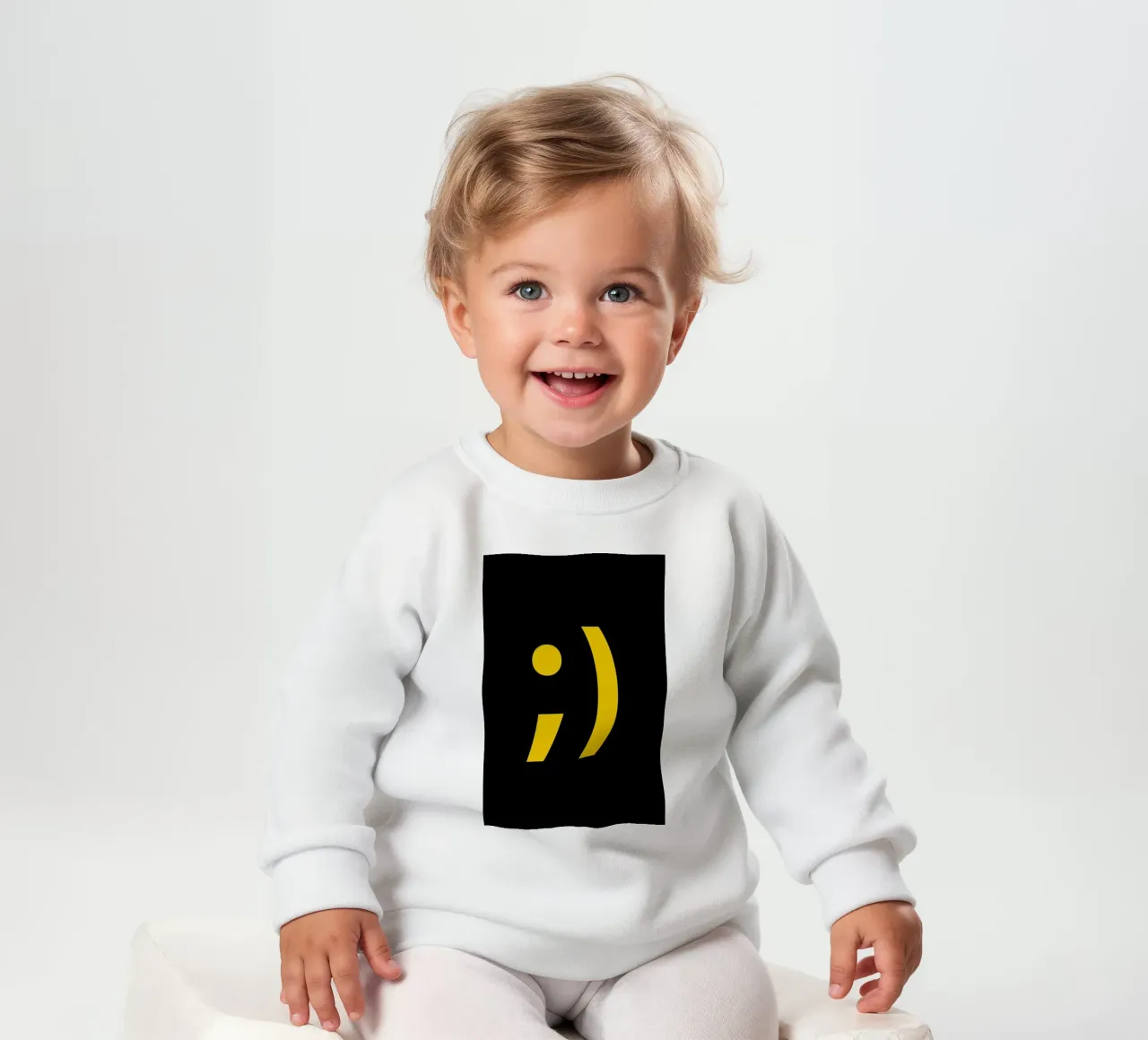 Wink baby sweatshirt by LeDieg