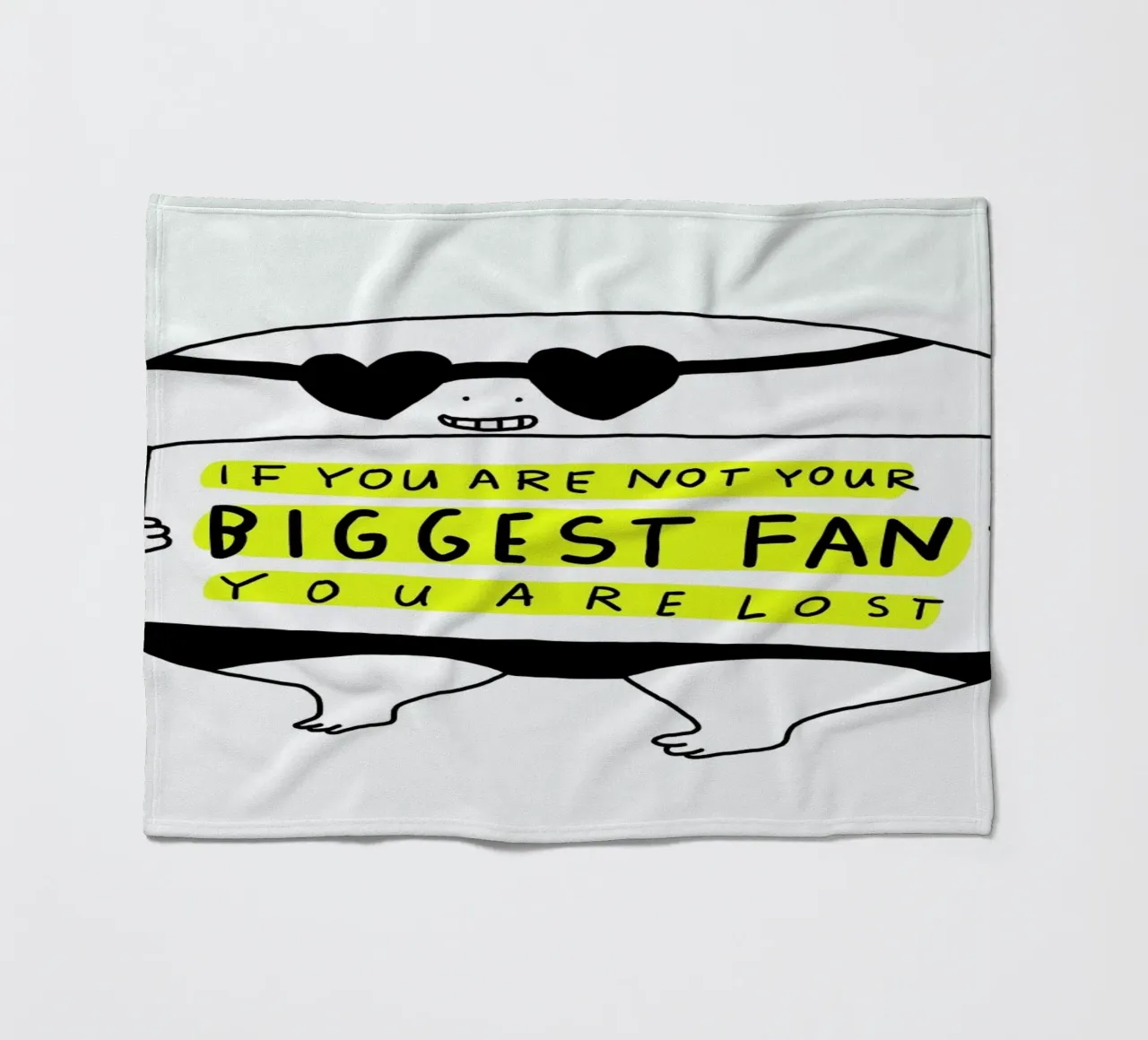 Big Fan coperta in pile da Herzette