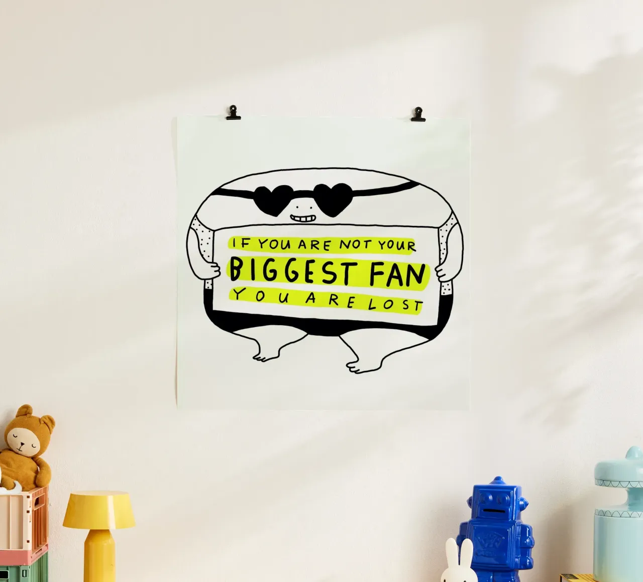Big Fan poster da Herzette