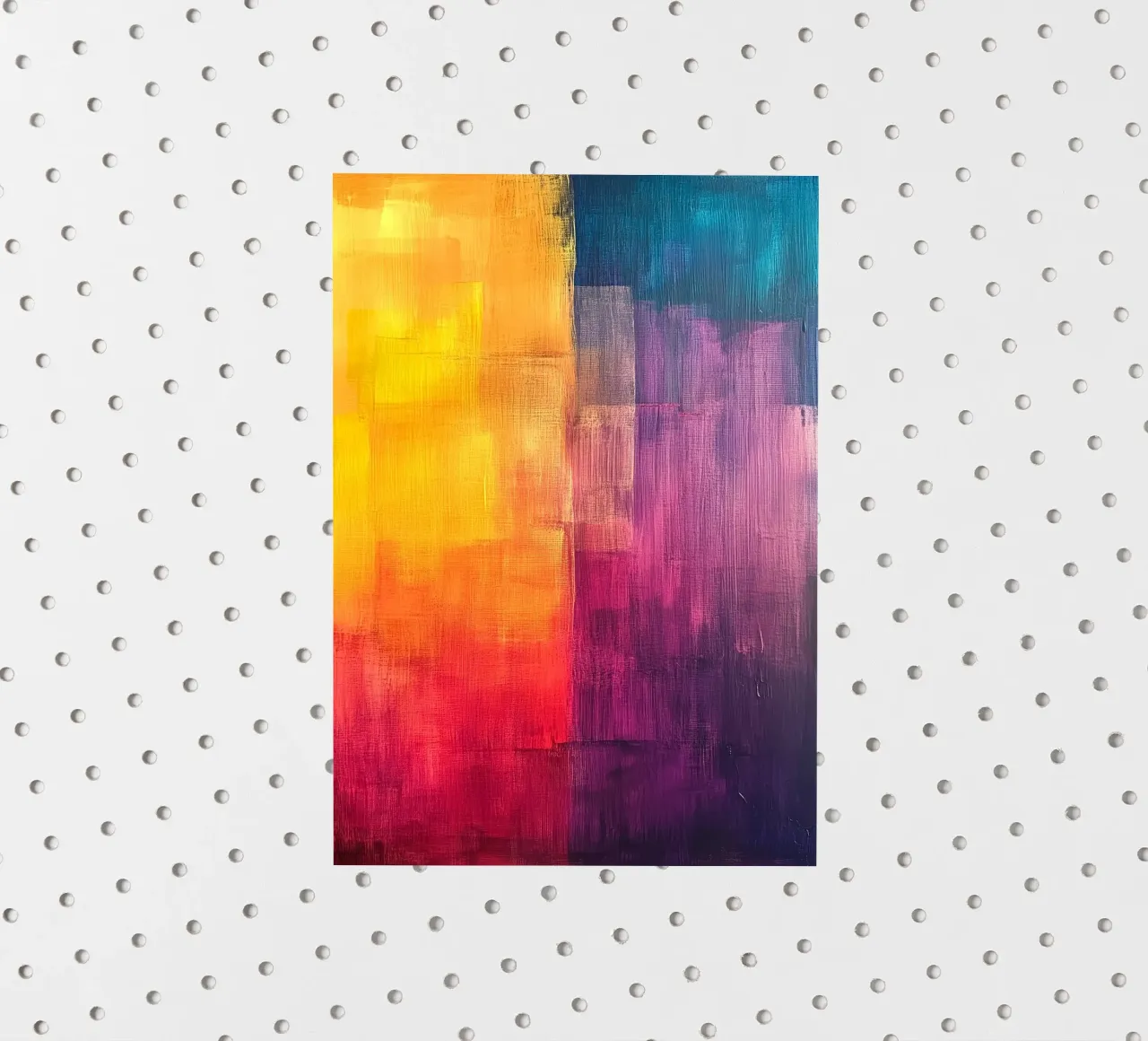 Modern abstraction colors sticker by Justyna Jaszke JBJart