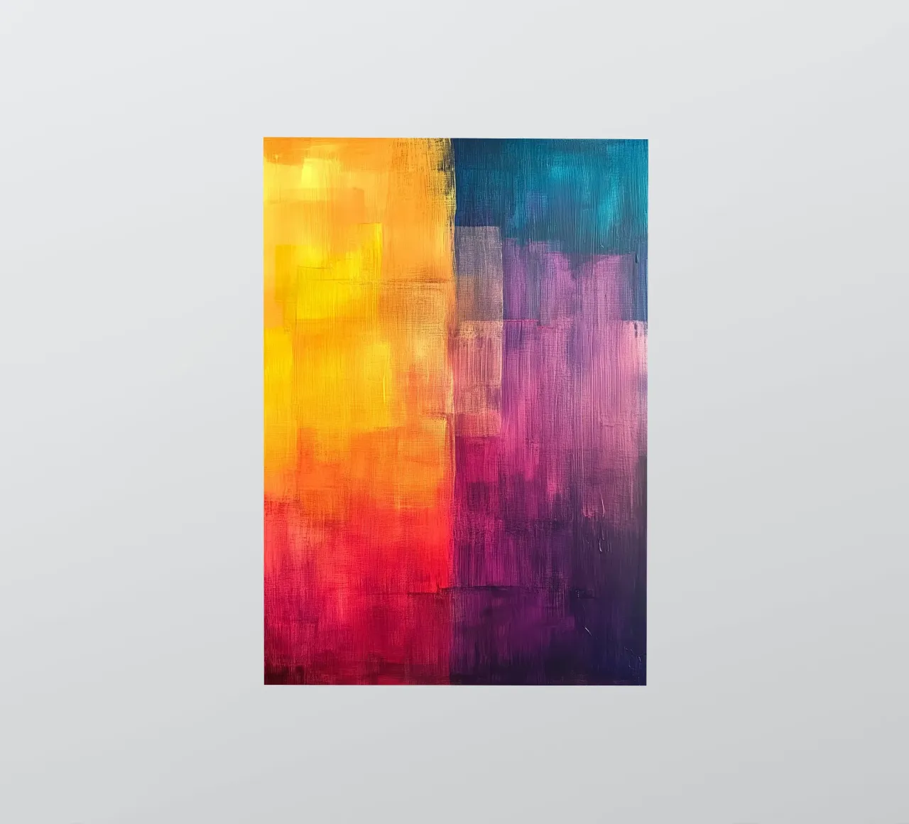 Modern abstraction colors sticker by Justyna Jaszke JBJart