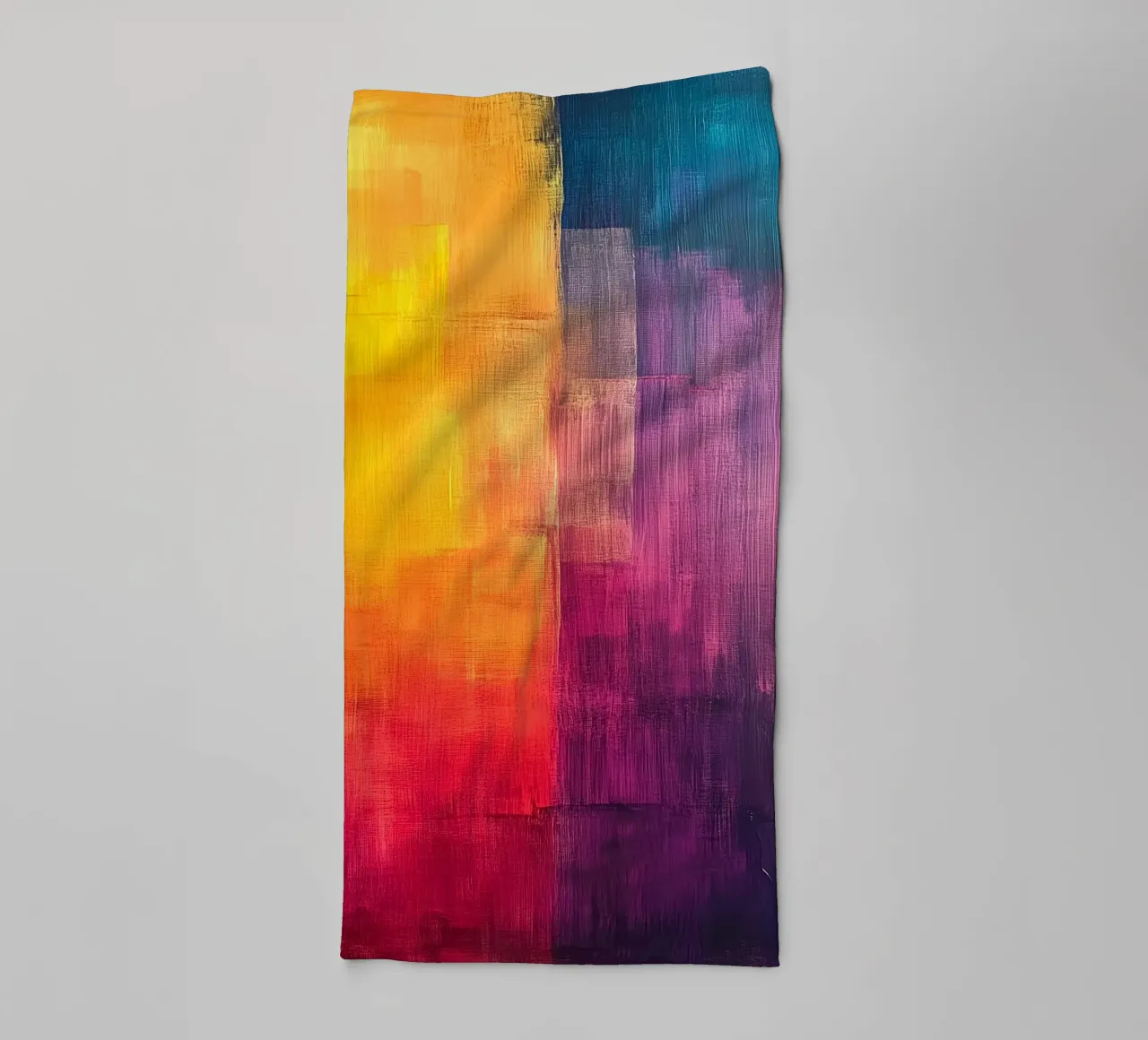 Modern abstraction colors towel by Justyna Jaszke JBJart