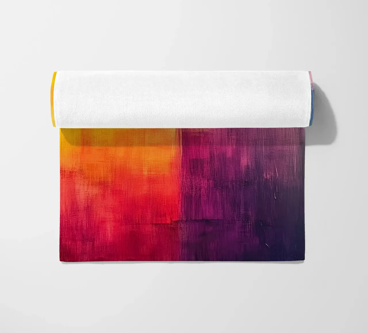 Modern abstraction colors beach towel by Justyna Jaszke JBJart