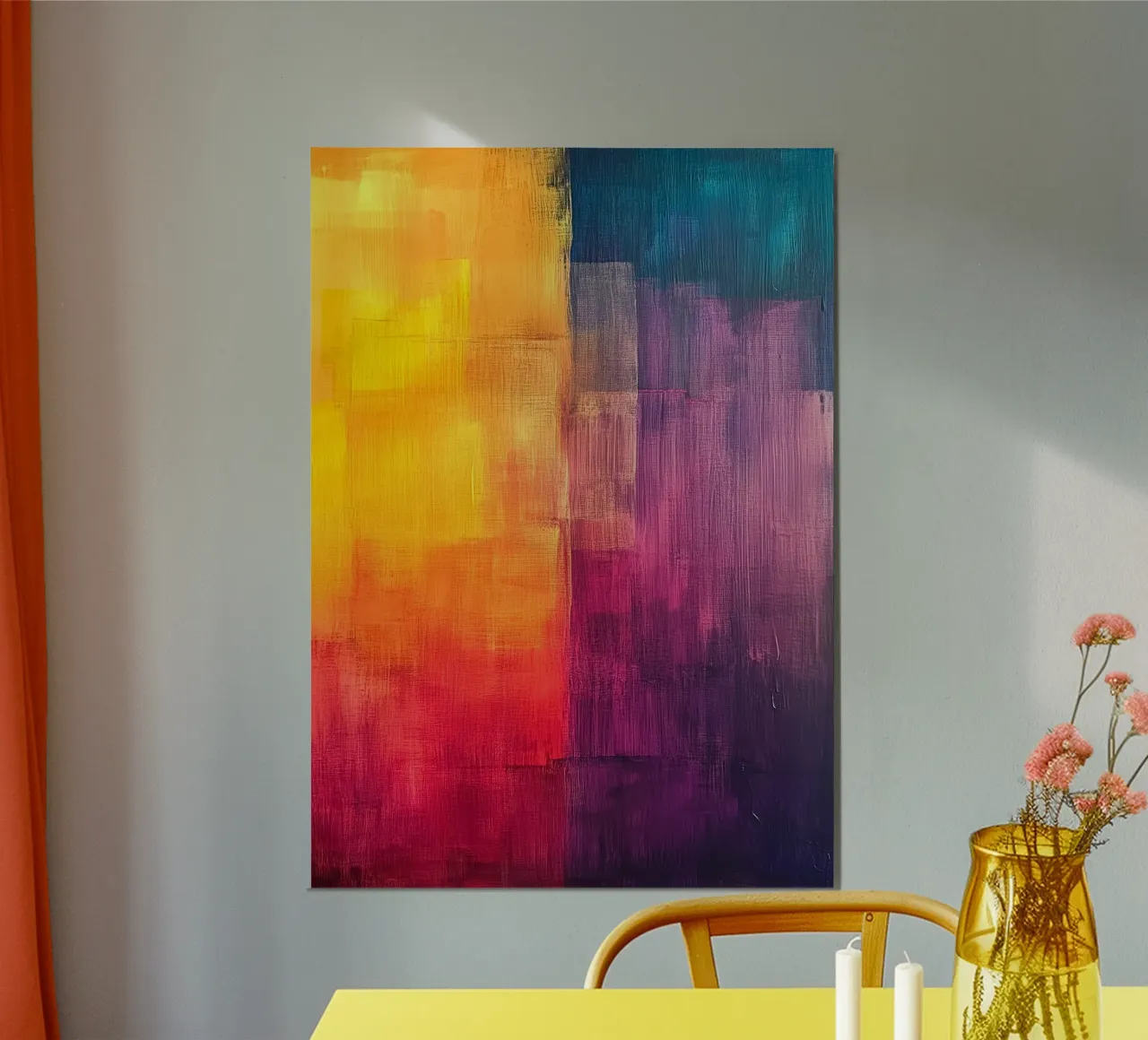 Modern abstraction colors hahnemühle by Justyna Jaszke JBJart