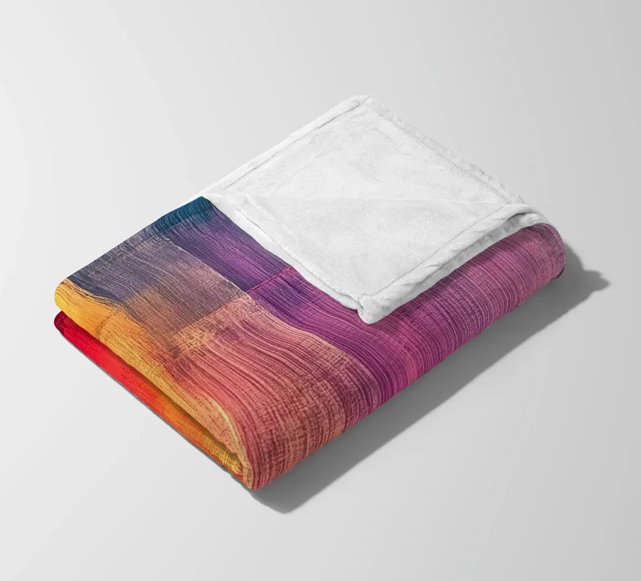 Modern abstraction colors fleece blanket by Justyna Jaszke JBJart