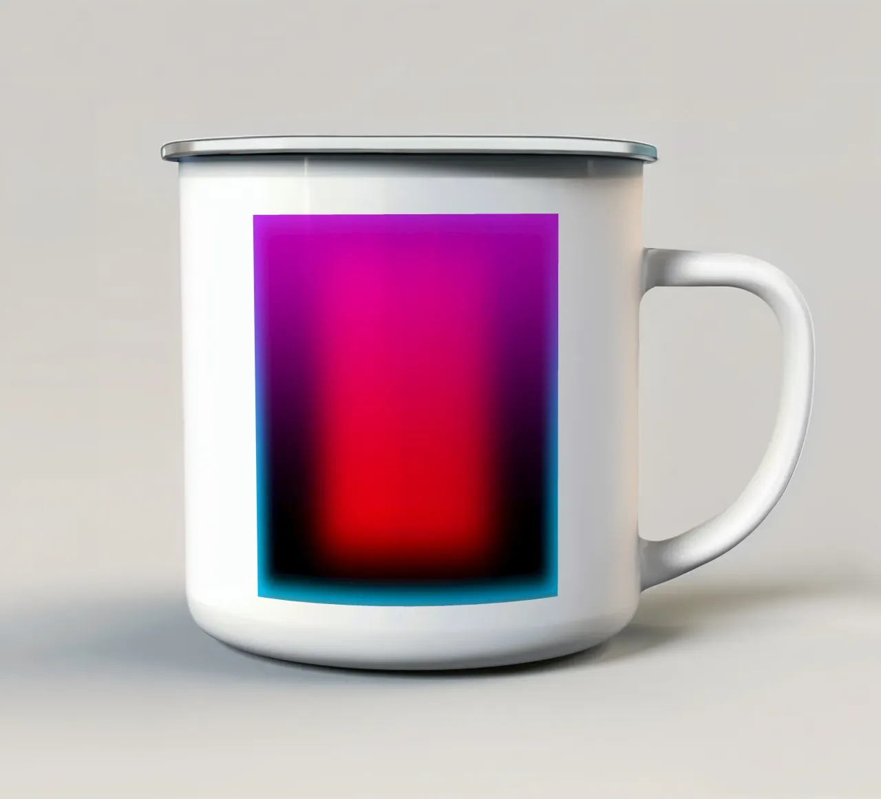 The Frame tazza in smalto da Flo Klein