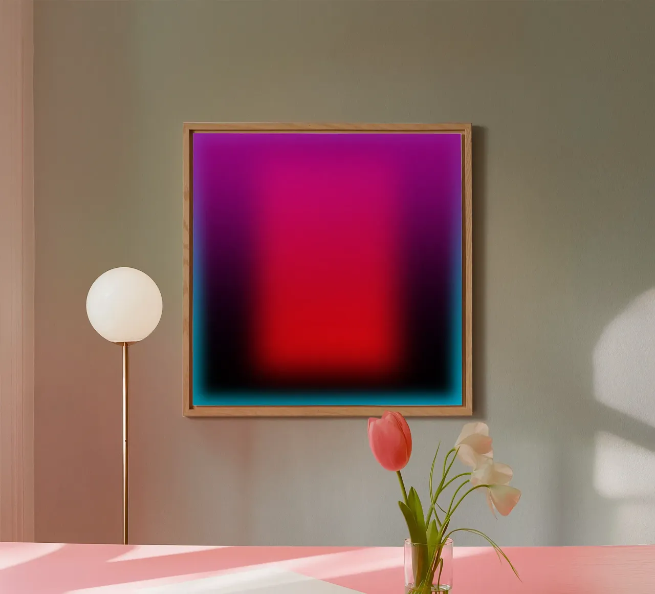 The Frame alluminio dibond da Flo Klein
