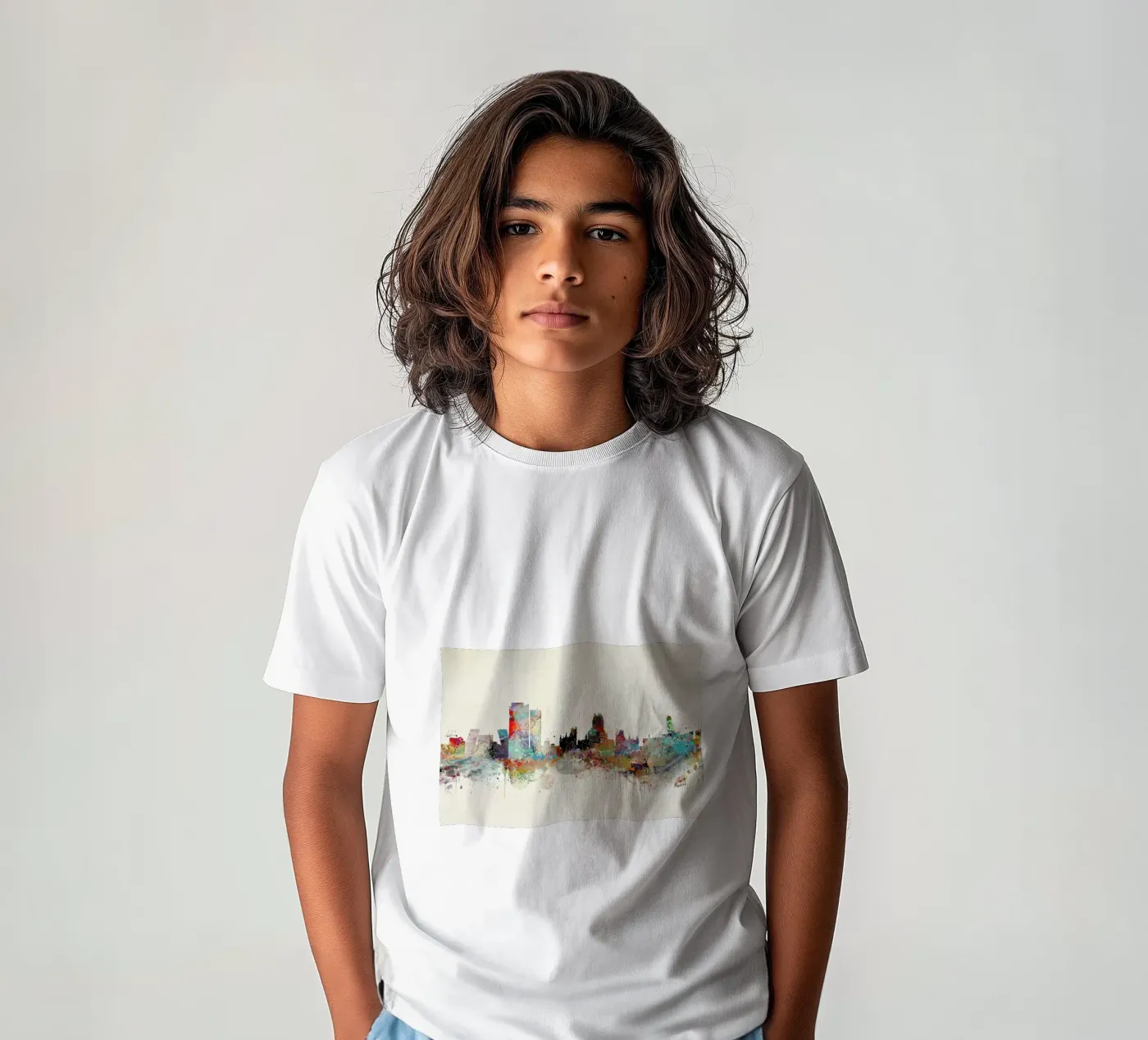 Madrid t-shirt bambini da Brian Buckley