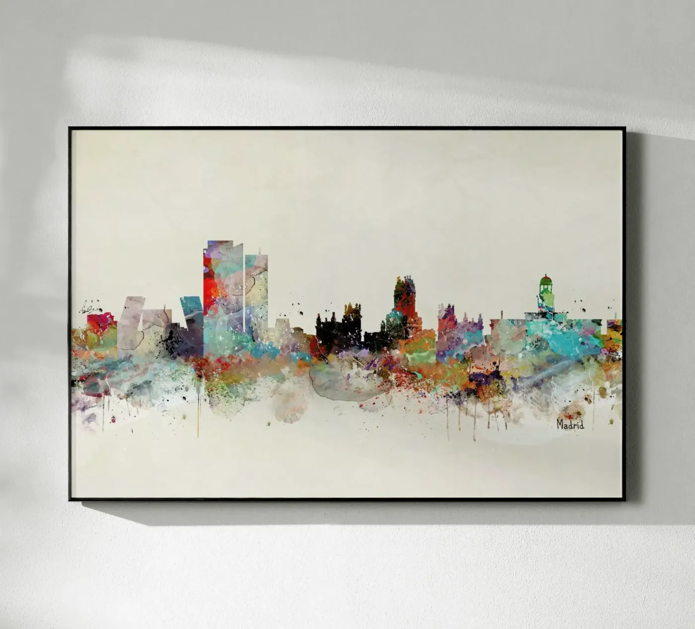 Madrid acryl van Brian Buckley
