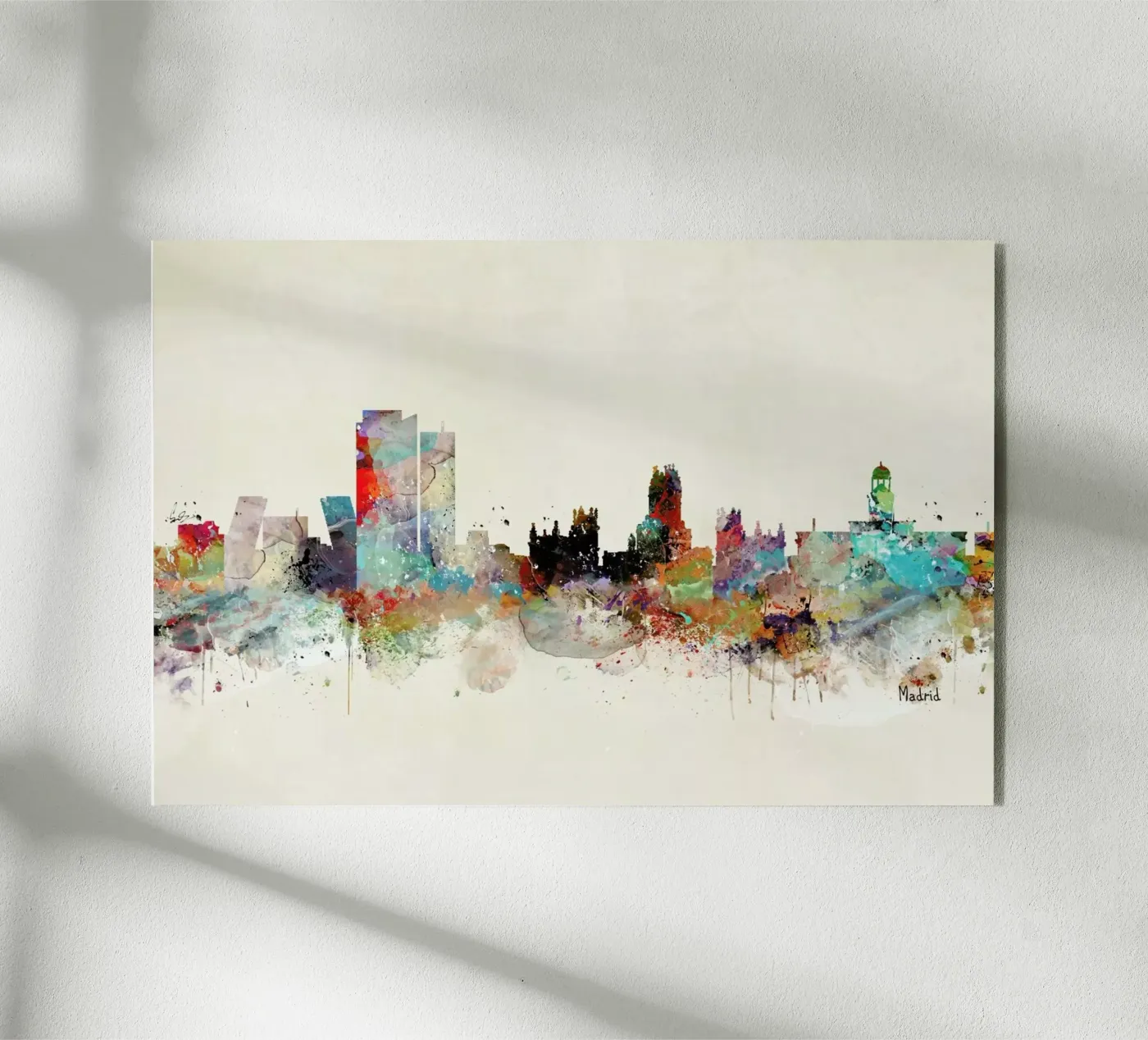 Madrid acryl van Brian Buckley