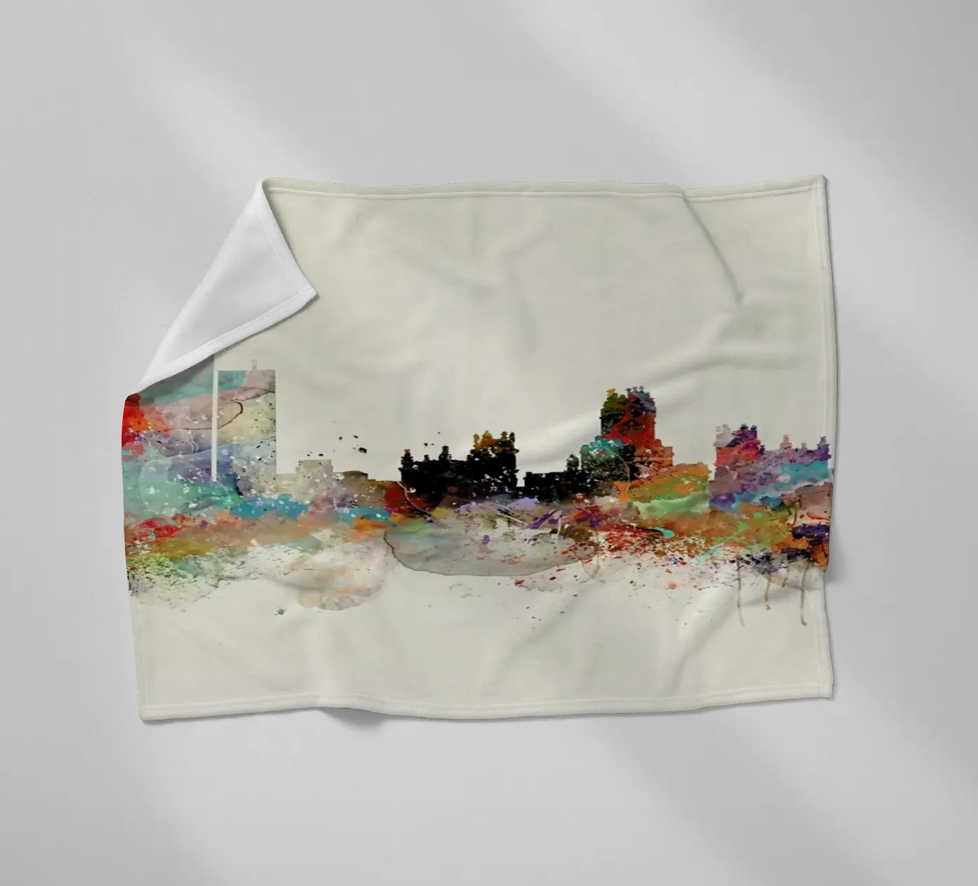 Madrid fleecedeken van Brian Buckley