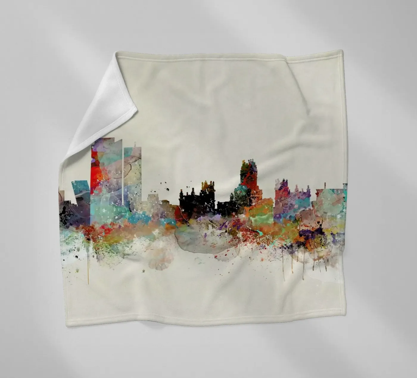 Madrid fleecedeken van Brian Buckley