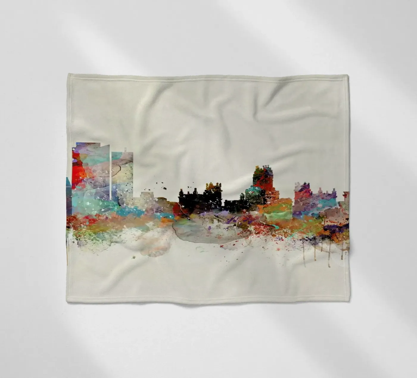 Madrid fleecedeken van Brian Buckley