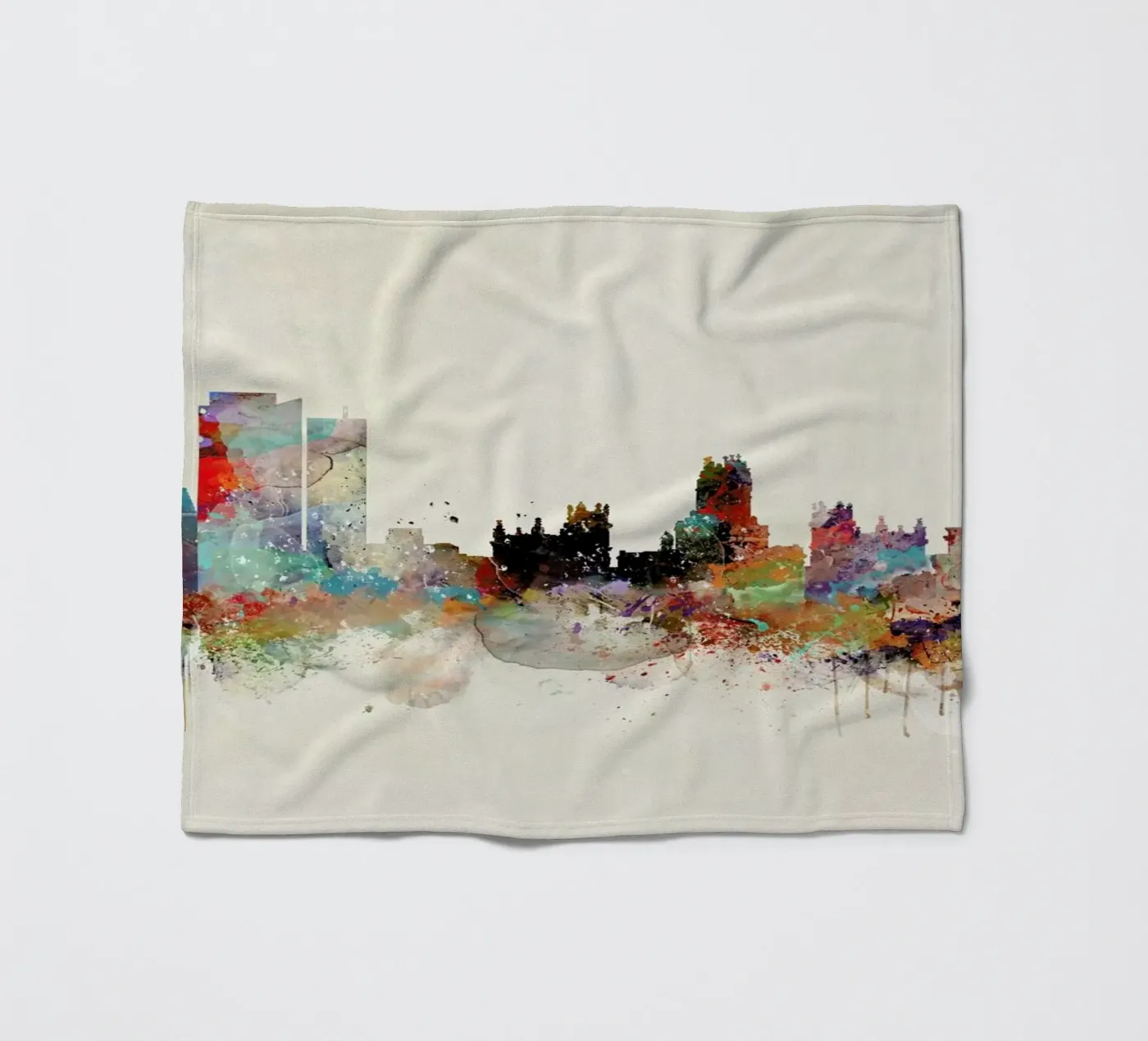 Madrid fleecedeken van Brian Buckley