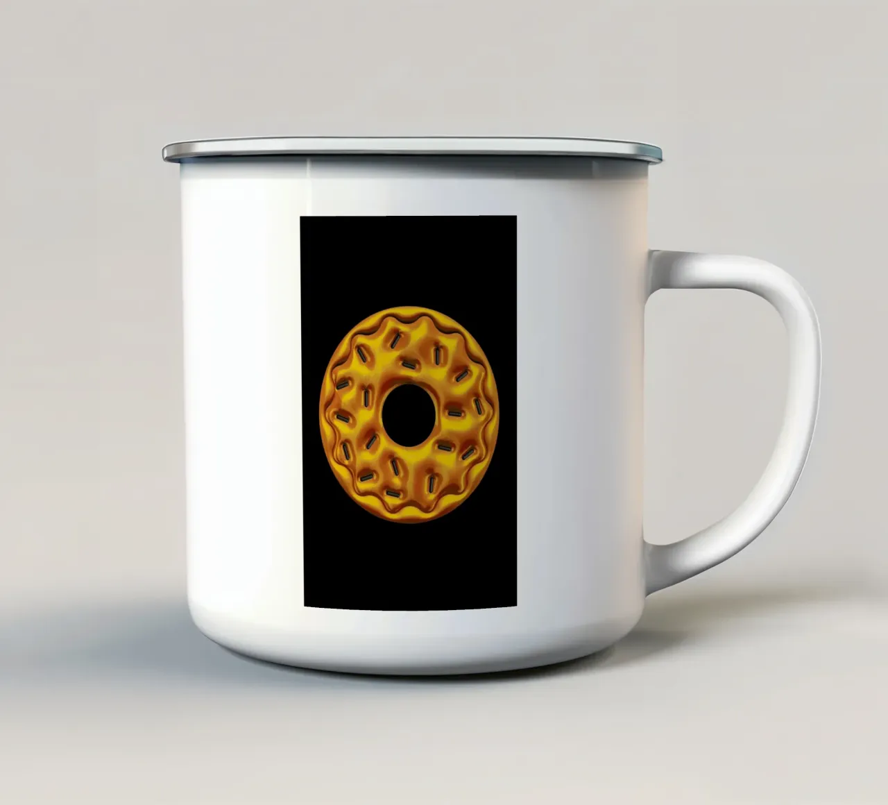Donut tazza in smalto da Octavian