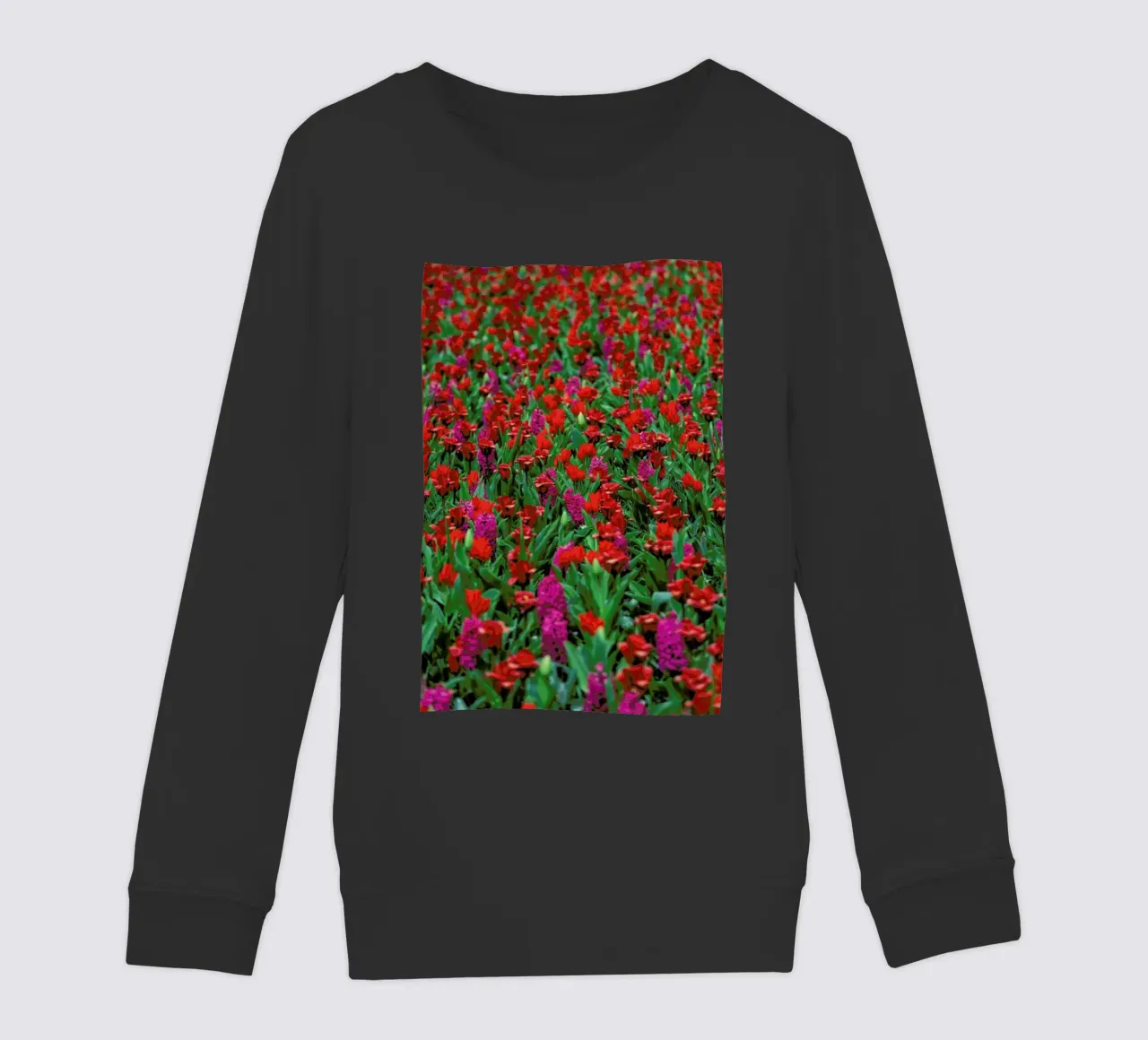 Tulip Field Red felpa bambino da Curious Collections by Marielle Leenders