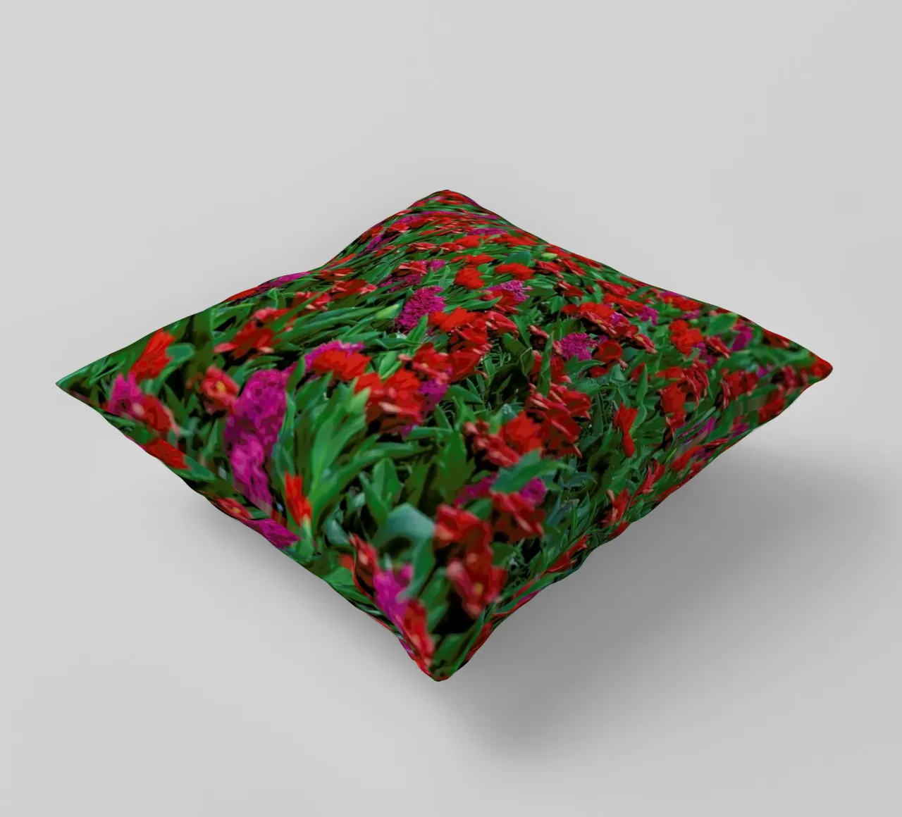 Tulip Field Red cuscino da Curious Collections by Marielle Leenders