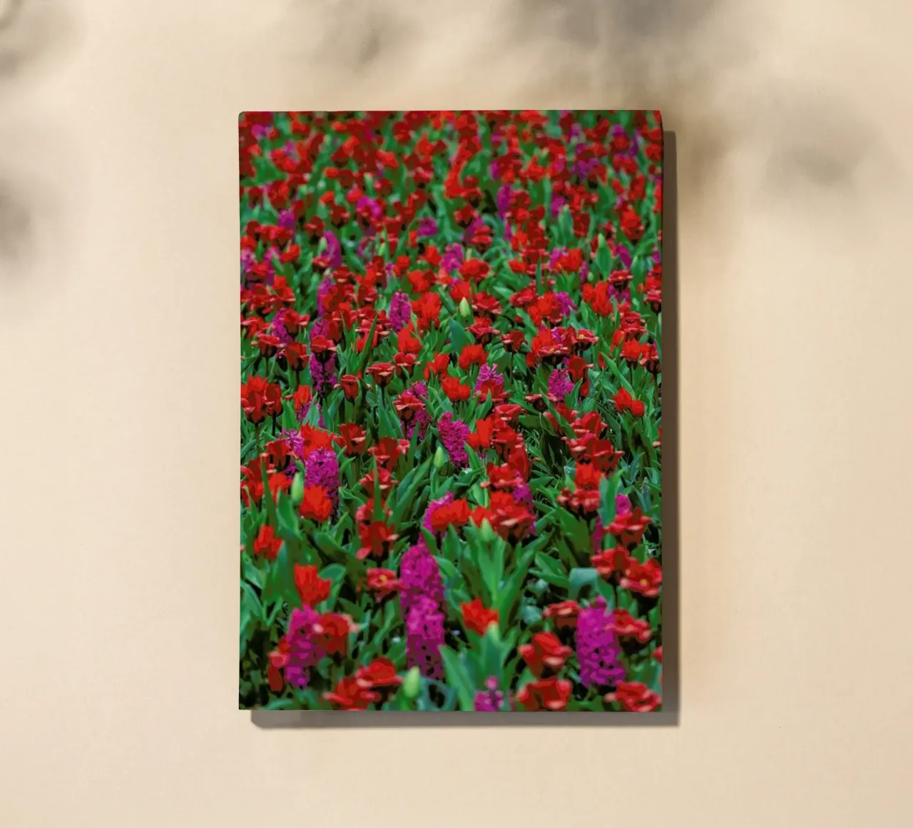 Tulip Field Red notebook by Curious Collections by Marielle Leenders