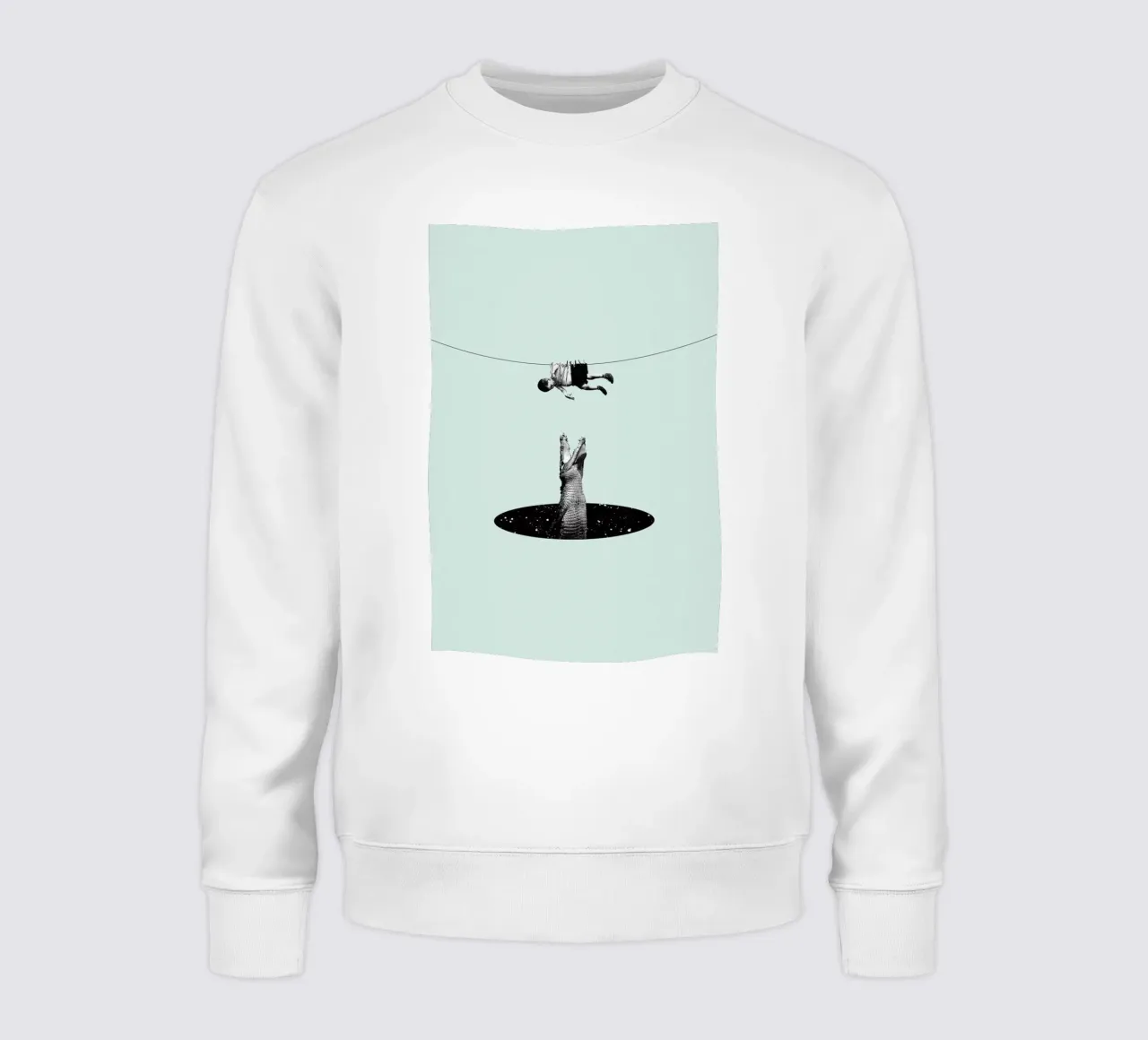 Don't You Worry About Me sweatshirt by Maarten Léon