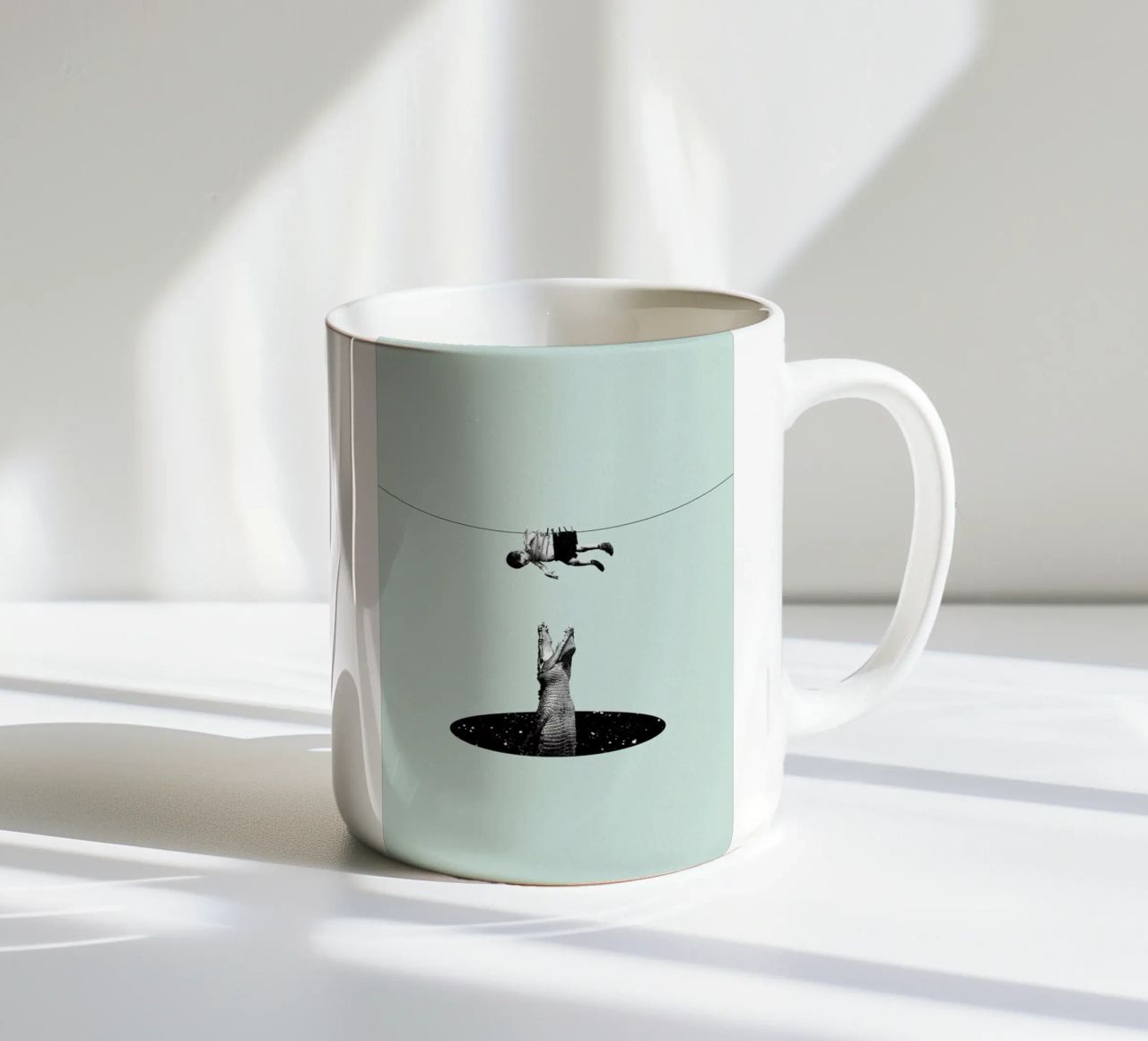 Don't You Worry About Me tazza in ceramica da Maarten Léon