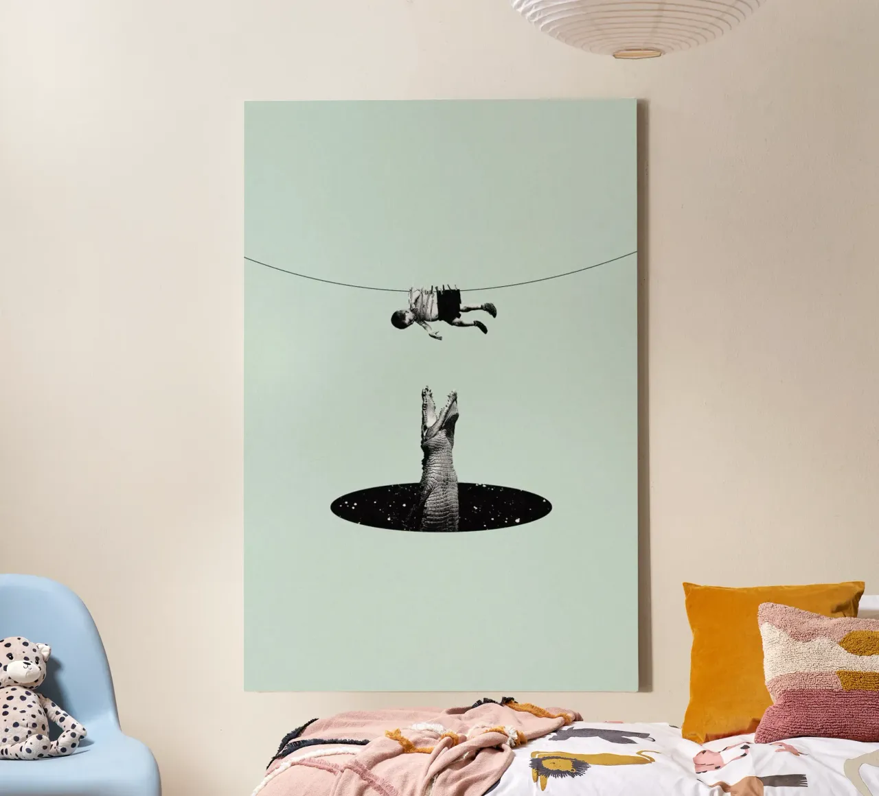 Don't You Worry About Me canvas met Baklijst van Maarten Léon
