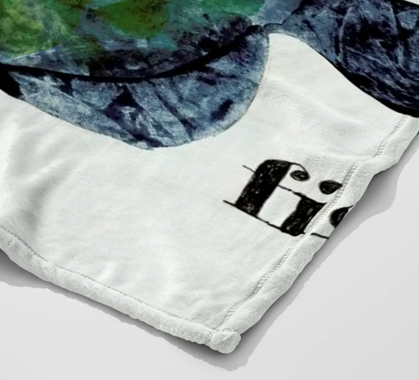 Fish fleece blanket by Nathys_illustration