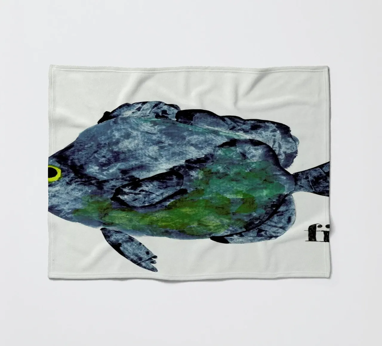 Fish fleecedeken van Nathys_illustration