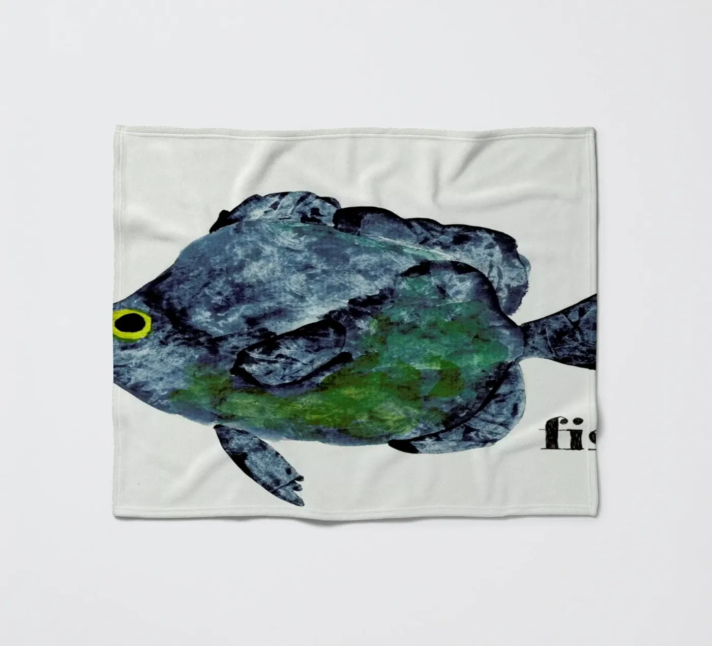 Fish fleece blanket by Nathys_illustration