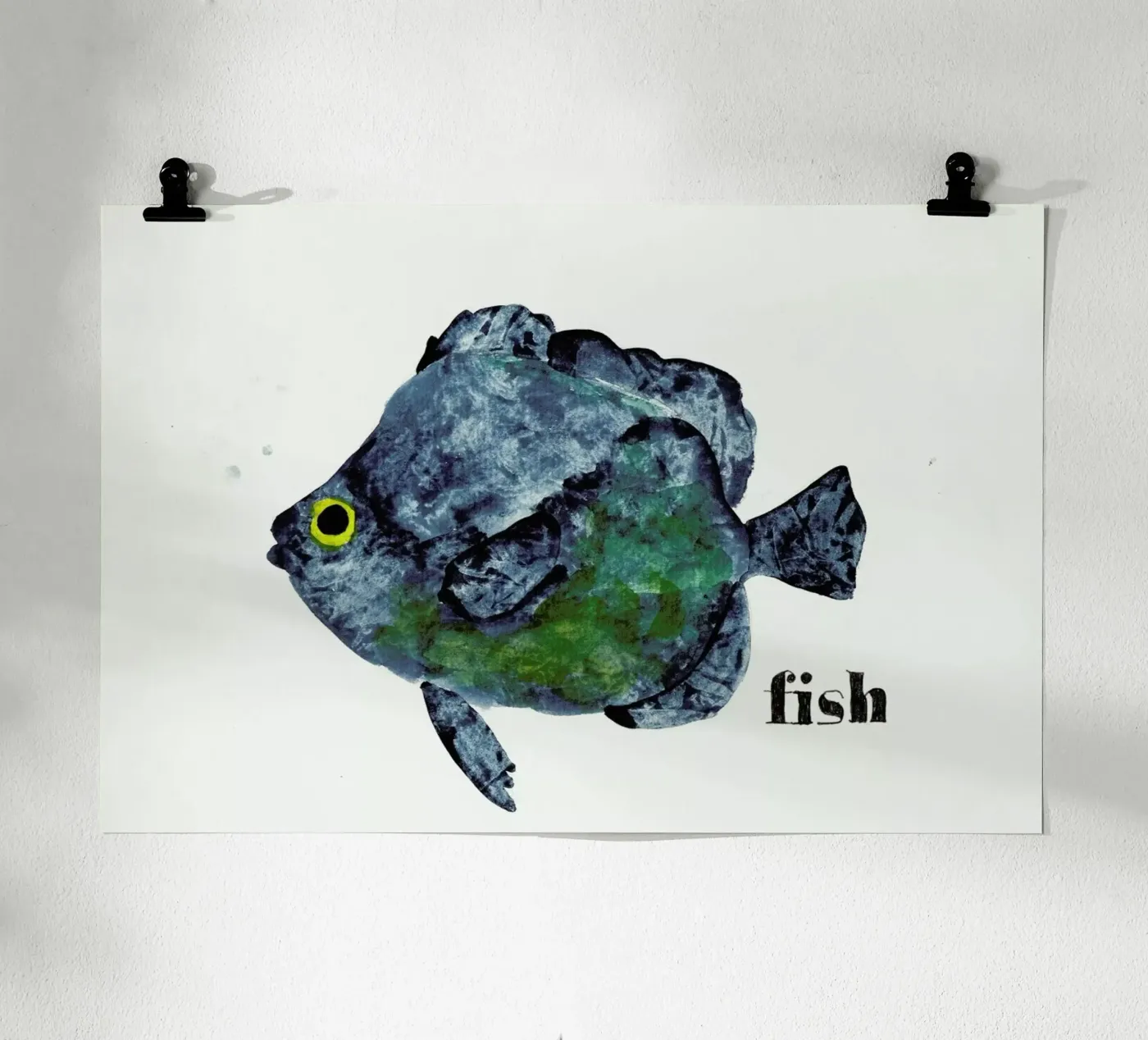 Fish poster de Nathys_illustration