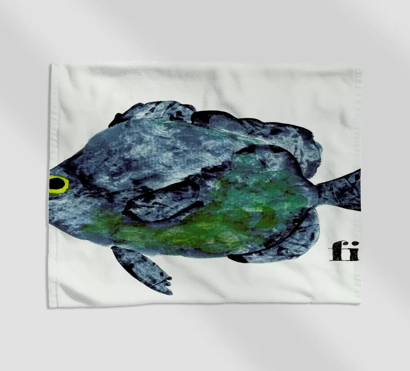 Fish strandhanddoek van Nathys_illustration