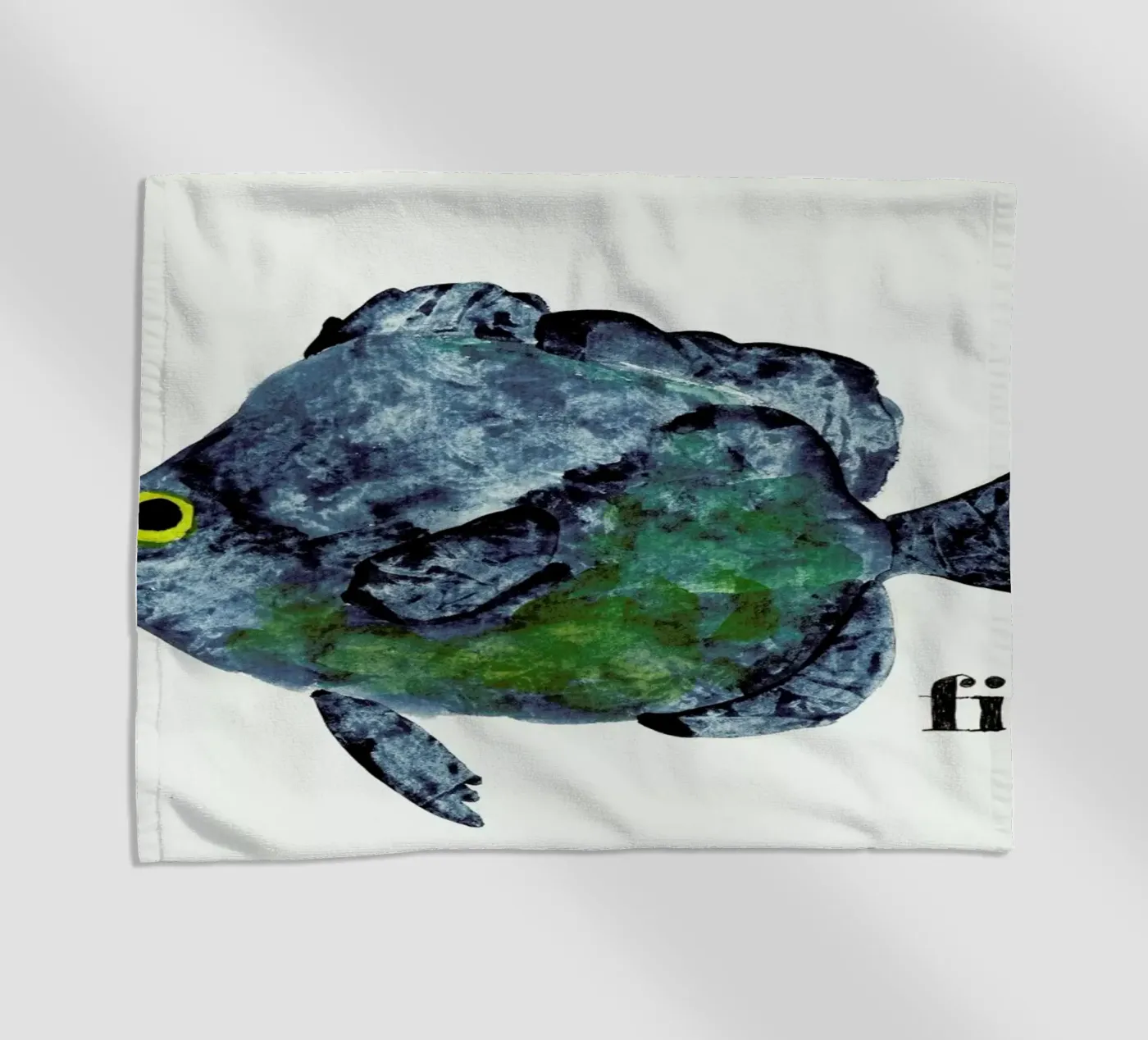 Fish beach towel by Nathys_illustration