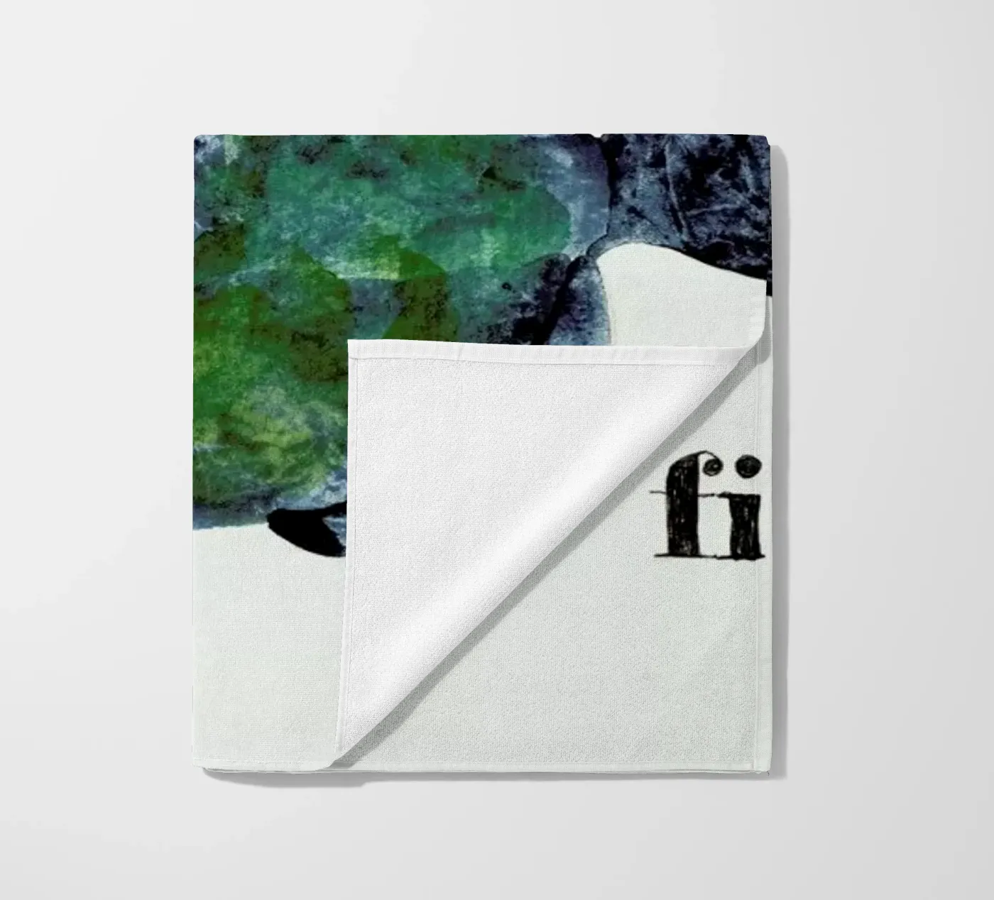 Fish beach towel by Nathys_illustration