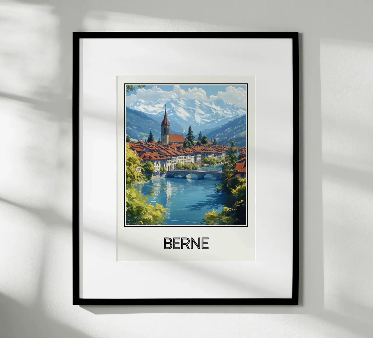 Berna poster con telaio in plastica da Frame the World