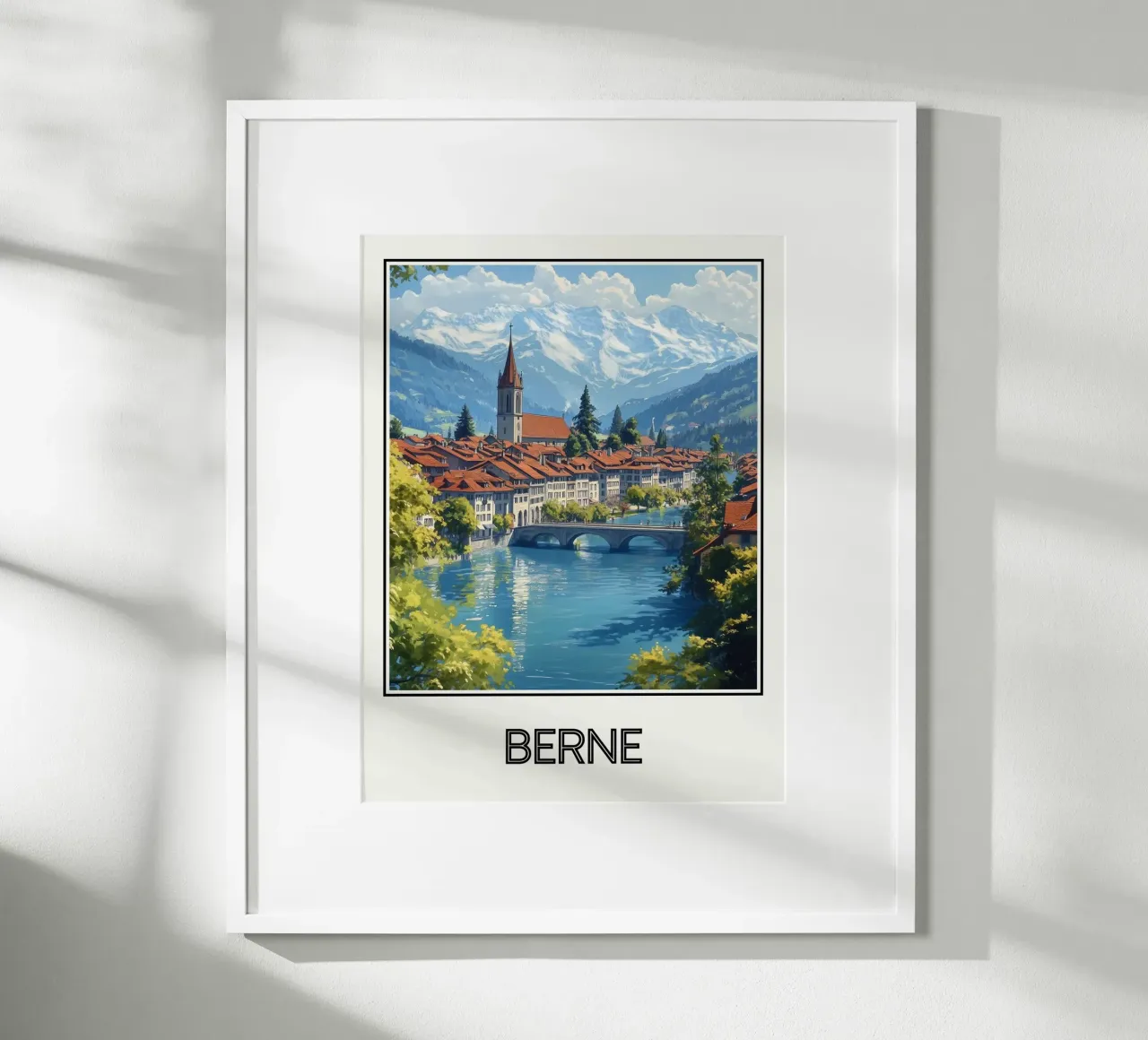 Berna poster con telaio in plastica da Frame the World
