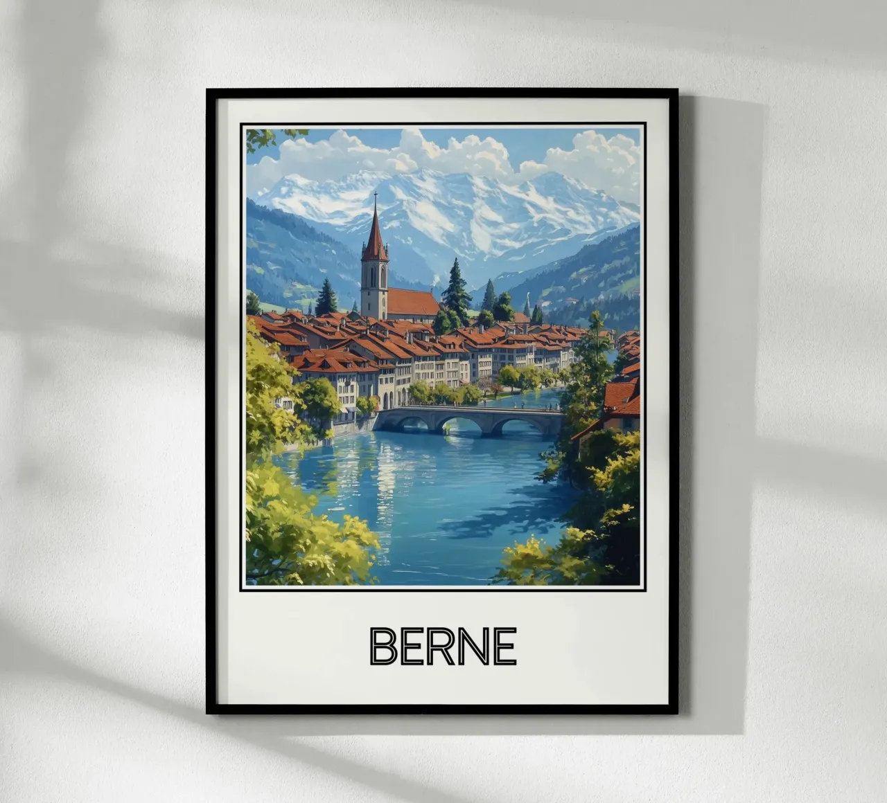 Berna poster con telaio in plastica da Frame the World