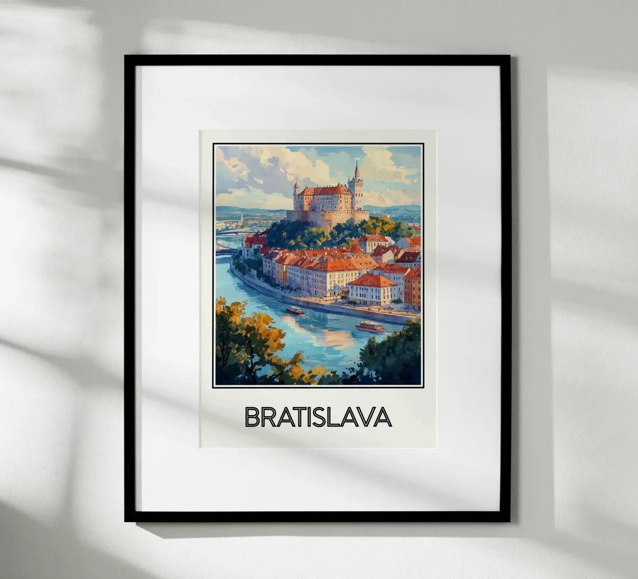 Bratislava poster da Frame the World