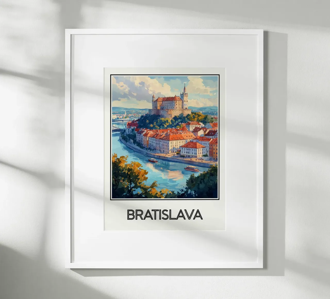 Bratislava poster da Frame the World