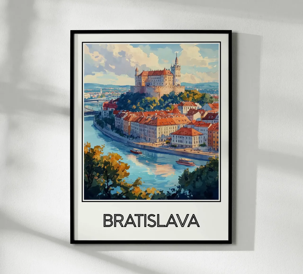 Bratislava poster da Frame the World