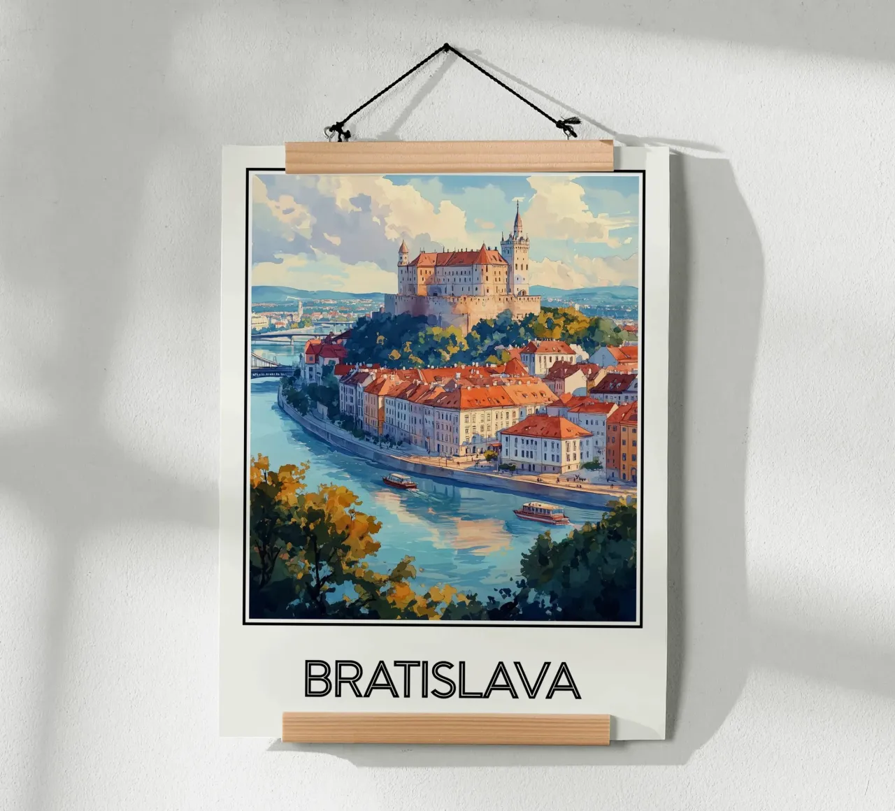 Bratislava poster da Frame the World