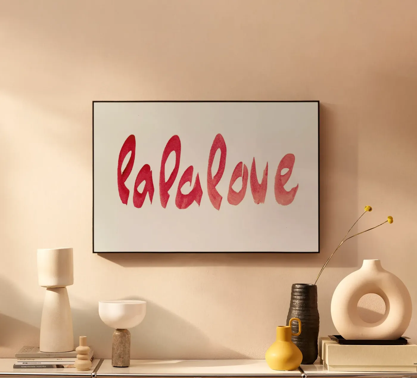 Lalalove Type plexiglass da Farina Kuklinski