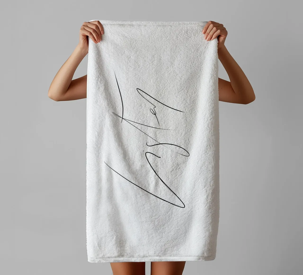 Listen towel by LIMITED EDITION LETTERS