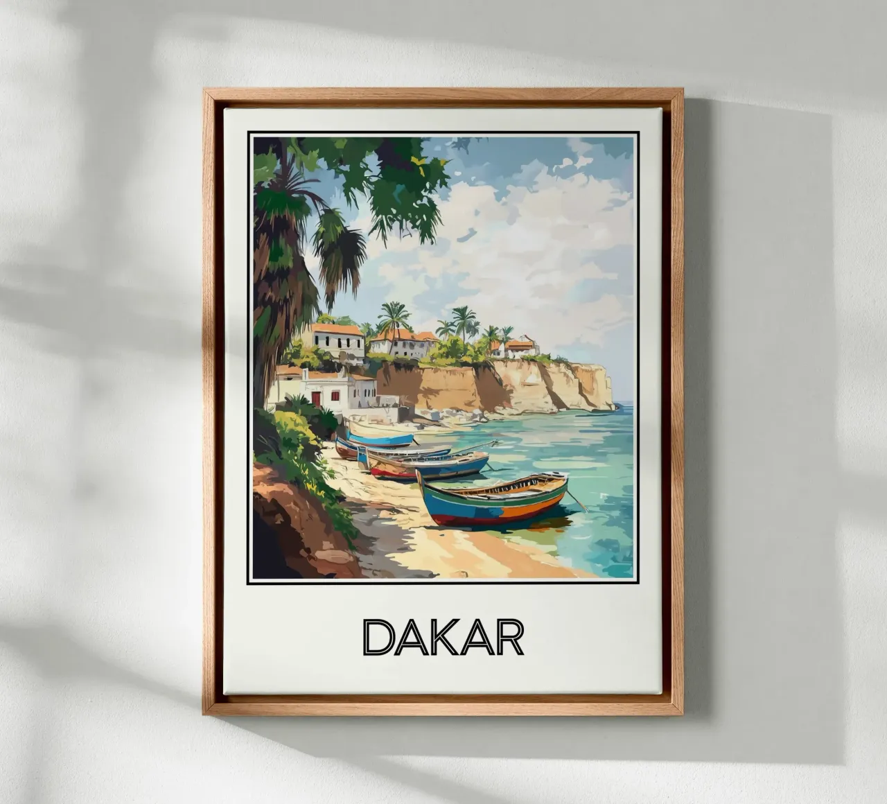 Dakar tela con Cornice a cassetta da Frame the World