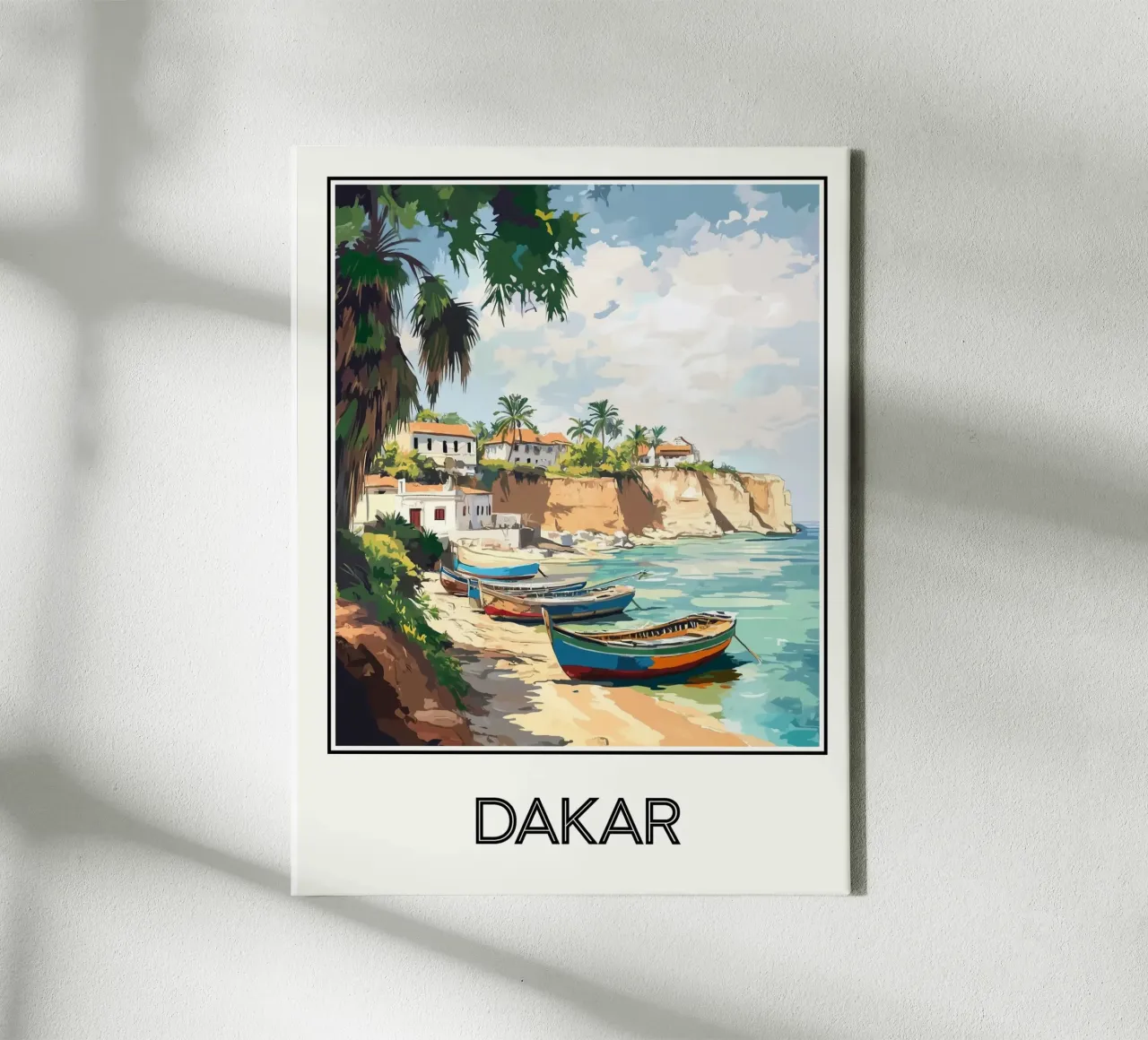 Dakar tela con Cornice a cassetta da Frame the World