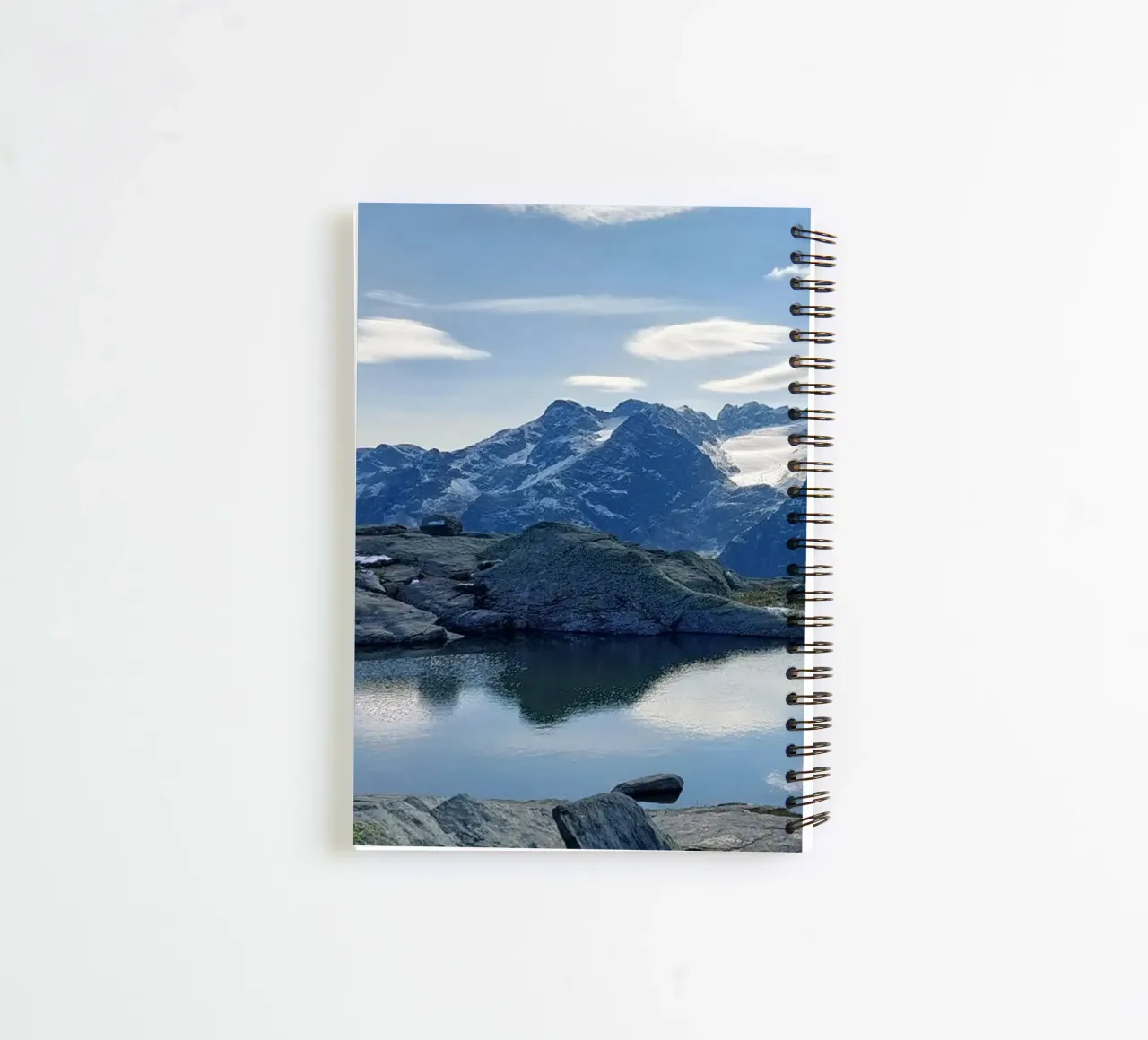Val Roseg spiral notebook by Bangin
