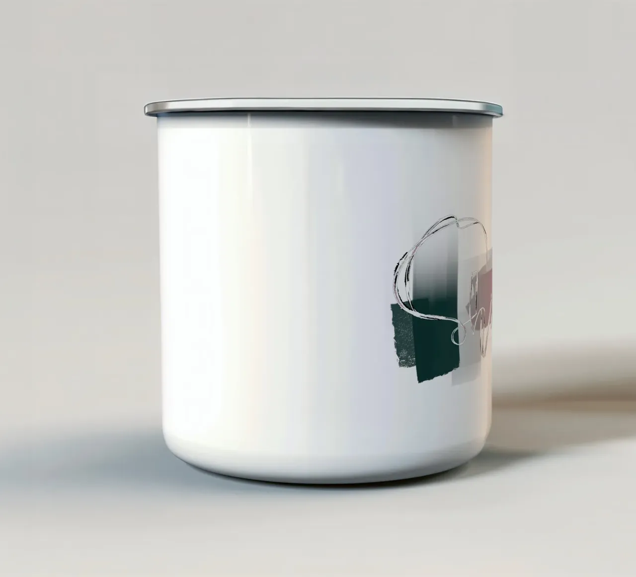 Shine on you crazy diamond tazza in smalto da LIMITED EDITION LETTERS