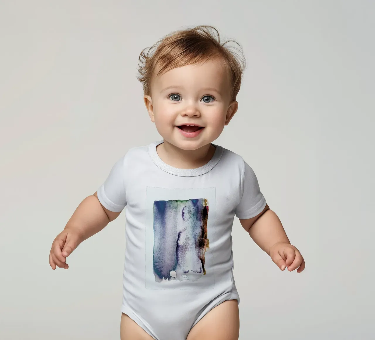 Cosmos Kurzarm Babybody von Shot By Clint