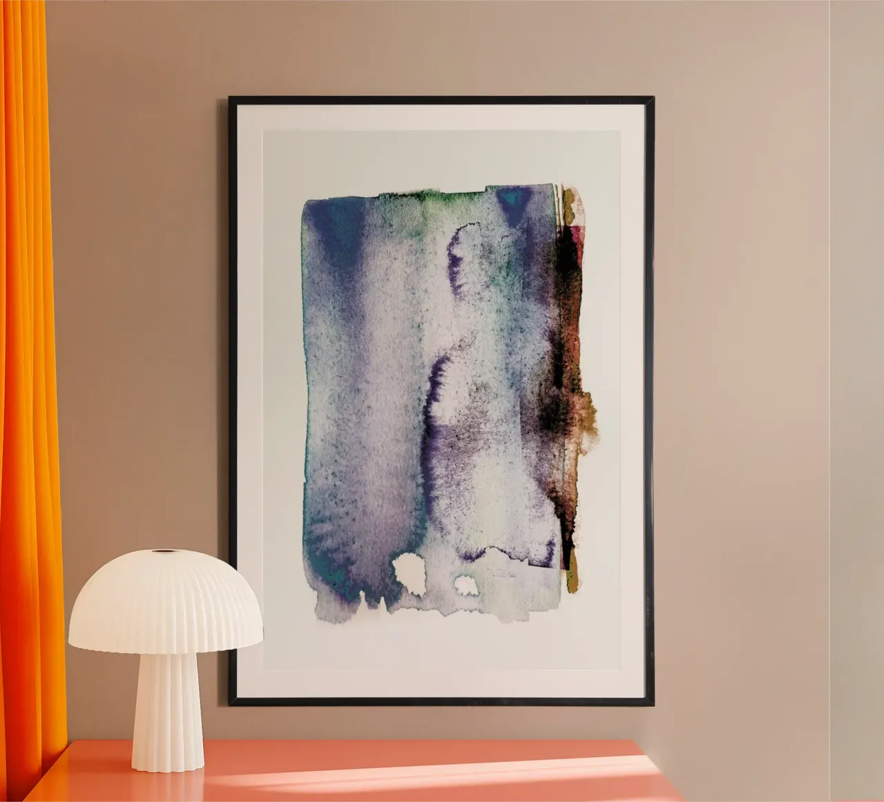 Cosmos poster con telaio in alluminio da Shot By Clint